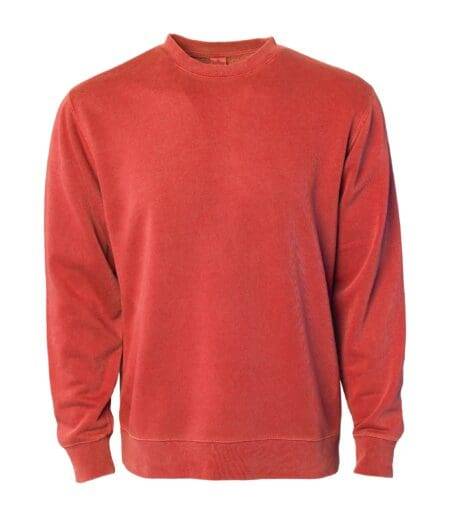 Unisex Midweight Pigment Dye Crew Neck