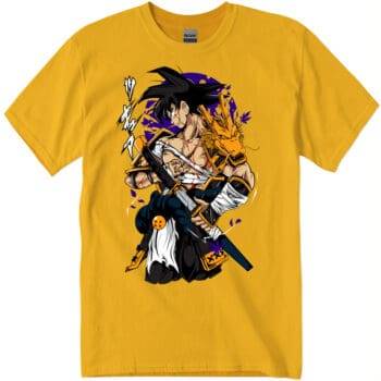 Black Crew Neck Graphic T-Shirt – Cartoon-Style Character Tee